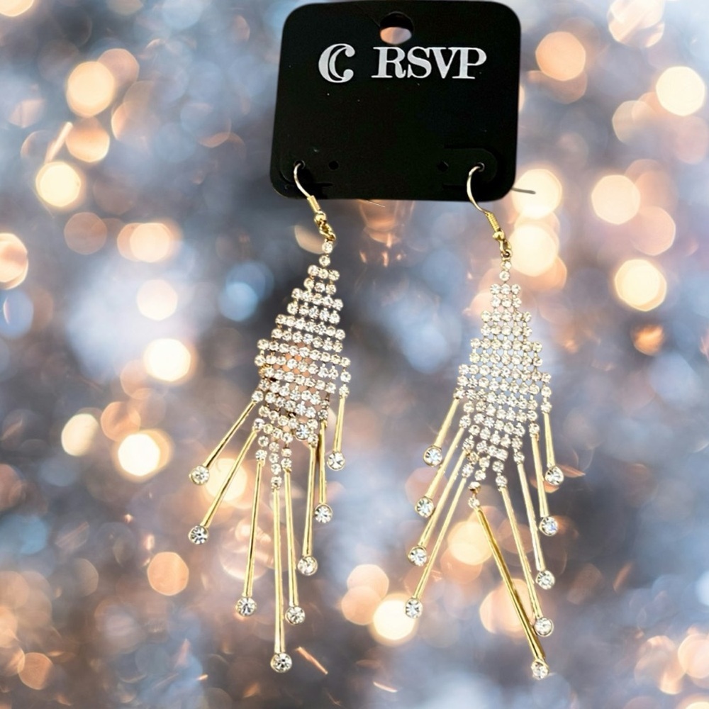 Charming Charlie’s rhinestone earrings